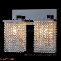 Applique murale en laiton lampe lustres en cristal double cristal applique 32431